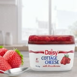 Daisy Cottage Cheese with Strawberries, 4% Milkfat, 6 oz Cup (Refrigerated) - 14g of Protein per serving thumbnail 4