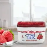 Daisy Cottage Cheese with Strawberries, 4% Milkfat, 6 oz Cup (Refrigerated) - 14g of Protein per serving thumbnail 4