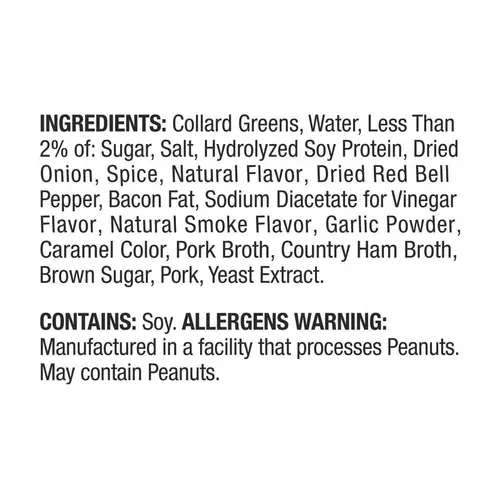 Glory Foods Canned Seasoned Collard Greens, 27 oz Can thumbnail 4