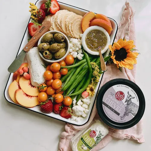 Roth ChÃ¨vre Plain Crumbled Fresh Goat Cheese 4ozâ€‹ thumbnail 4