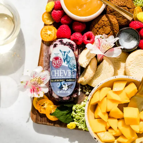 Roth ChÃ¨vre Blueberry Vanilla Fresh Goat Cheese Log 4 oz thumbnail 4