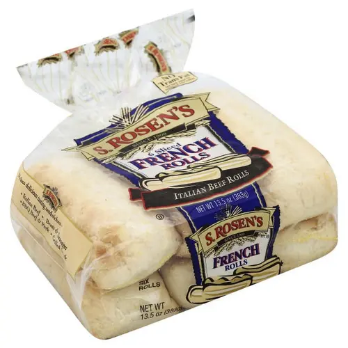 S. Rosen's French Rolls, 6 Count, 13.5 oz., Fresh thumbnail 2