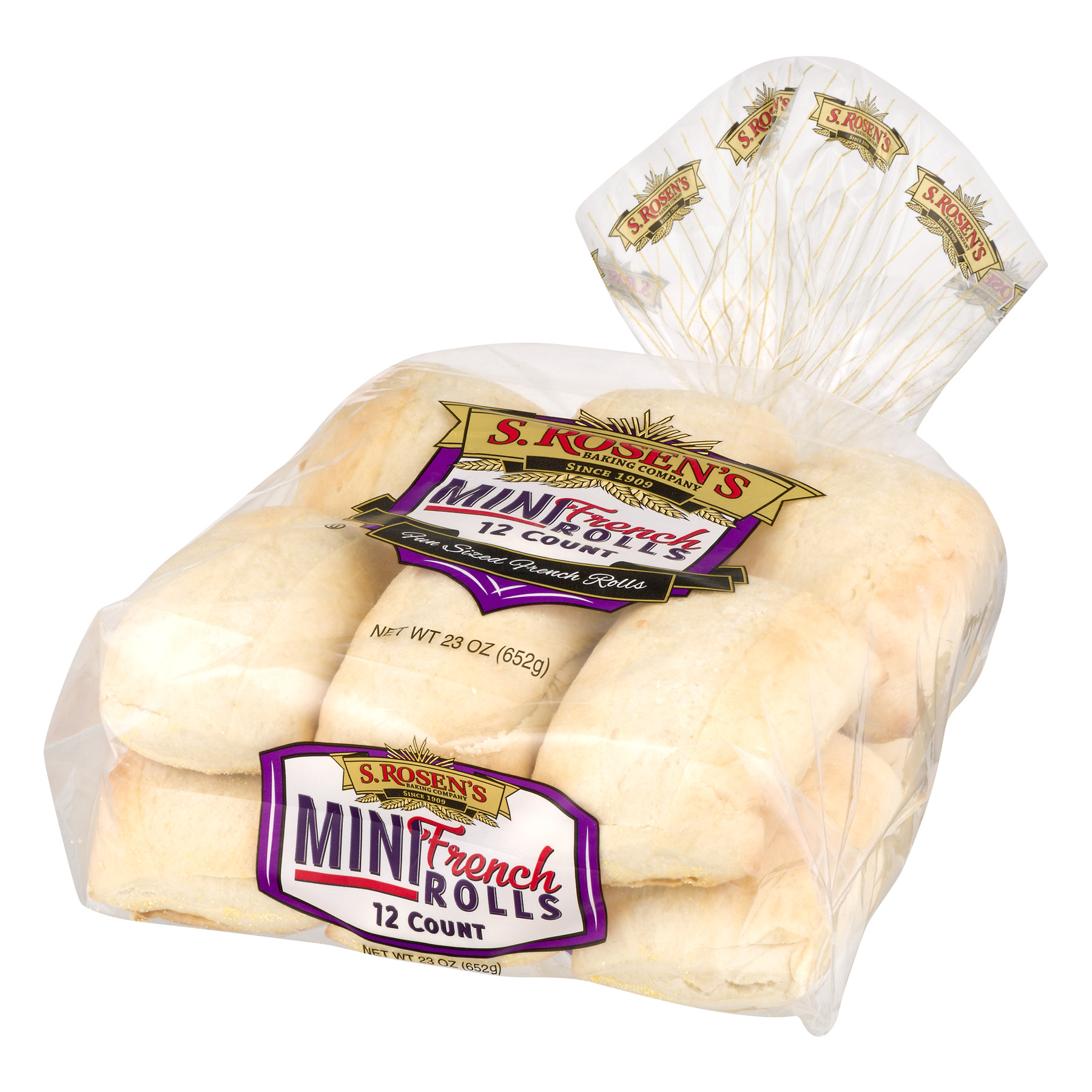 S. Rosen's French Mini Fresh Rolls, 12 Count 23 oz. Package thumbnail 2