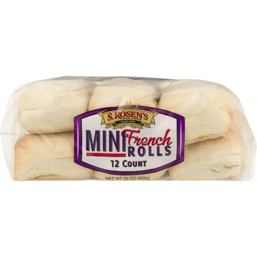S. Rosen's French Mini Fresh Rolls, 12 Count 23 oz. Package thumbnail 3