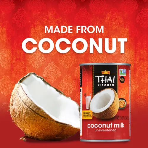 Thai Kitchen Gluten Free Unsweetened Coconut Milk, 13.66 fl oz Can thumbnail 3