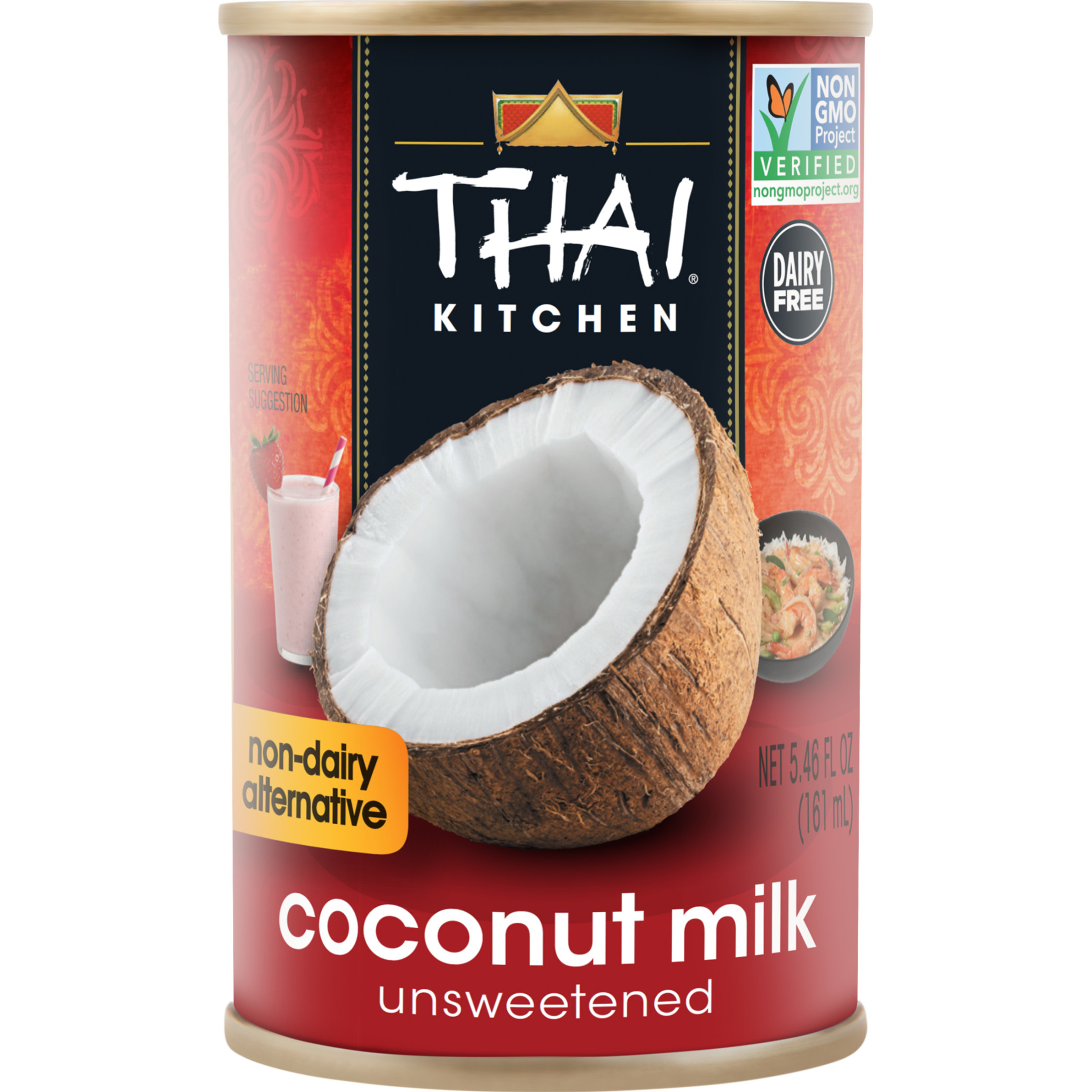 Thai Kitchen Gluten Free Premium Unsweetened Coconut Milk, 5.46 fl oz Can