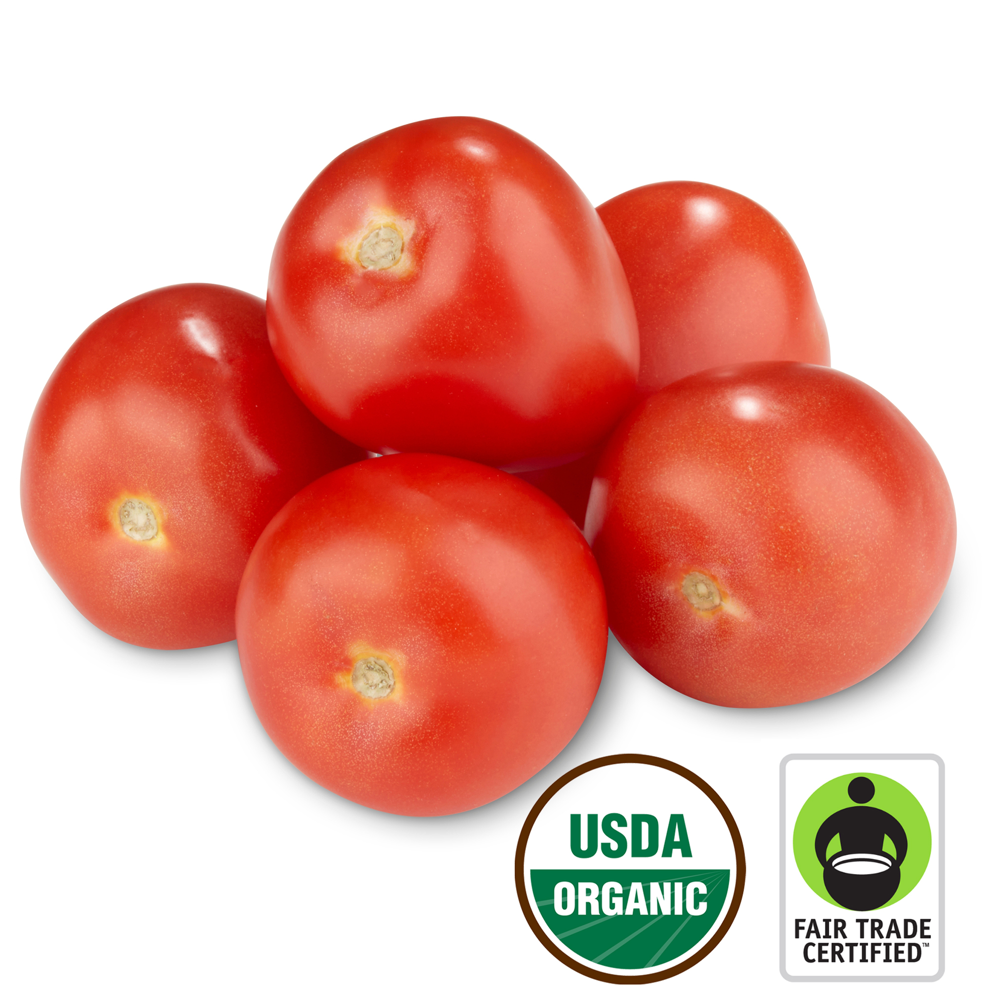 Fresh Organic Roma Tomatoes, 1 lb Bag