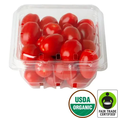 Fresh Organic Grape Tomatoes, 10 oz Package thumbnail 2