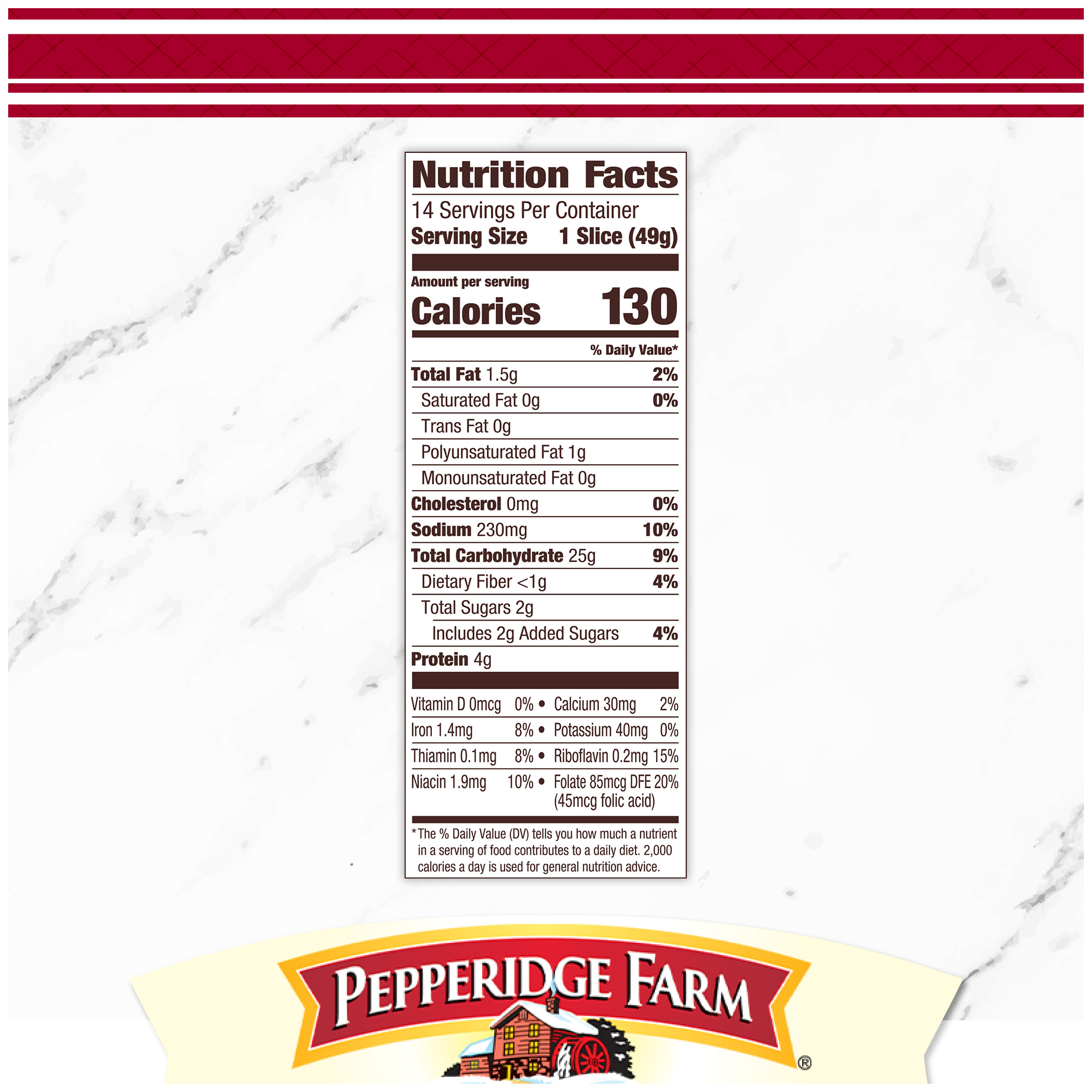 3x-Pepperidge Farm Farmhouse Sourdough Bread, 24 oz Loaf thumbnail 2