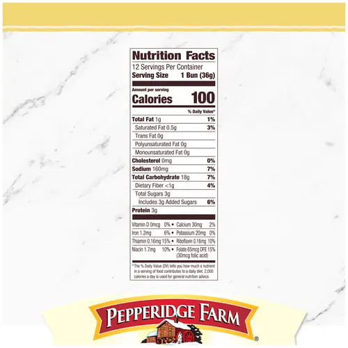 2x-Pepperidge Farm Butter Slider Buns 12 Count Bag thumbnail 2