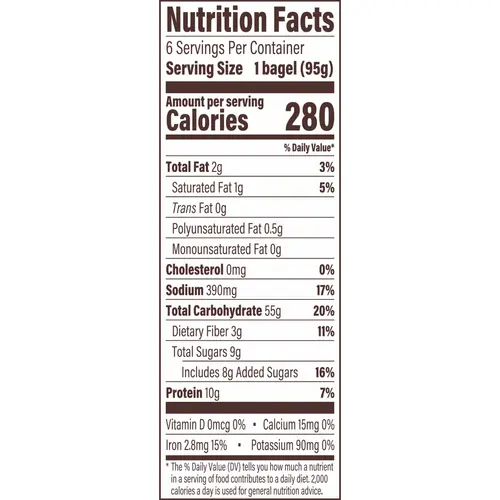 3x-Thomas' Blueberry Bagels 6 count Pre-sliced Bagels 20 oz Bag thumbnail 2