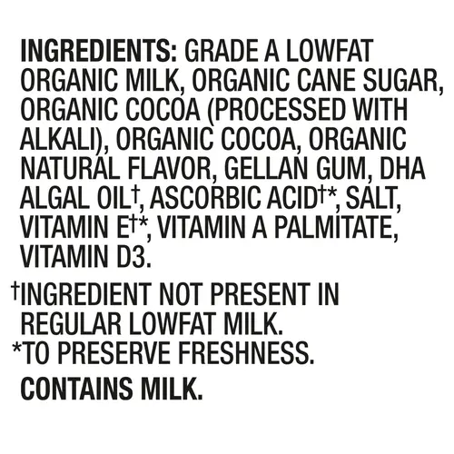 Horizon Organic Shelf Stable 1% Lowfat DHA Omega-3 Chocolate Milk Boxes, 8 fl oz, 6 Count thumbnail 4