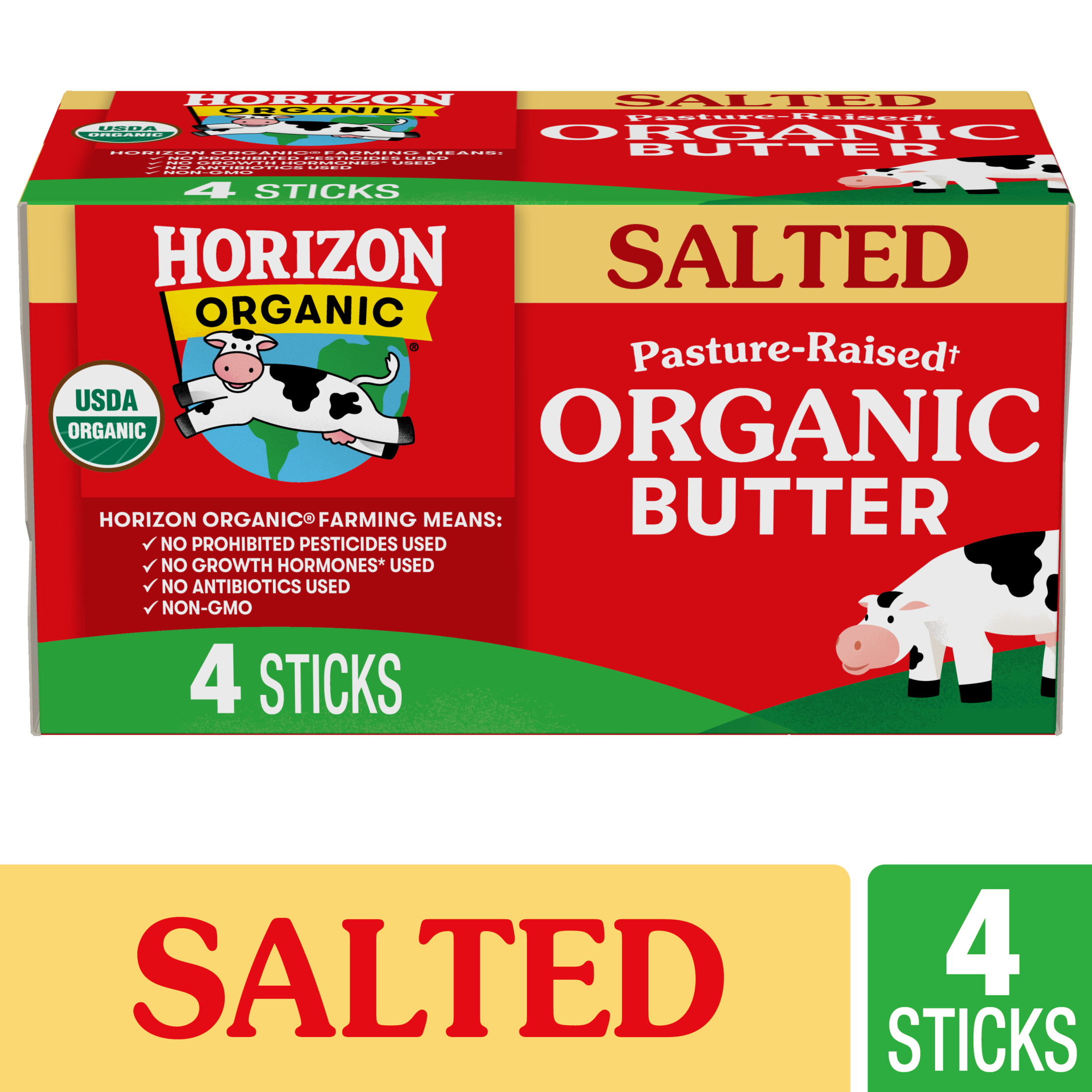 Horizon Organic Salted Butter Sticks, 16 oz, 4 Sticksâ€‹
