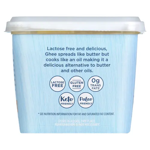 Carrington Farms Organic Ghee Clarified Butter Grass Fed Gluten Free, 12 oz thumbnail 2