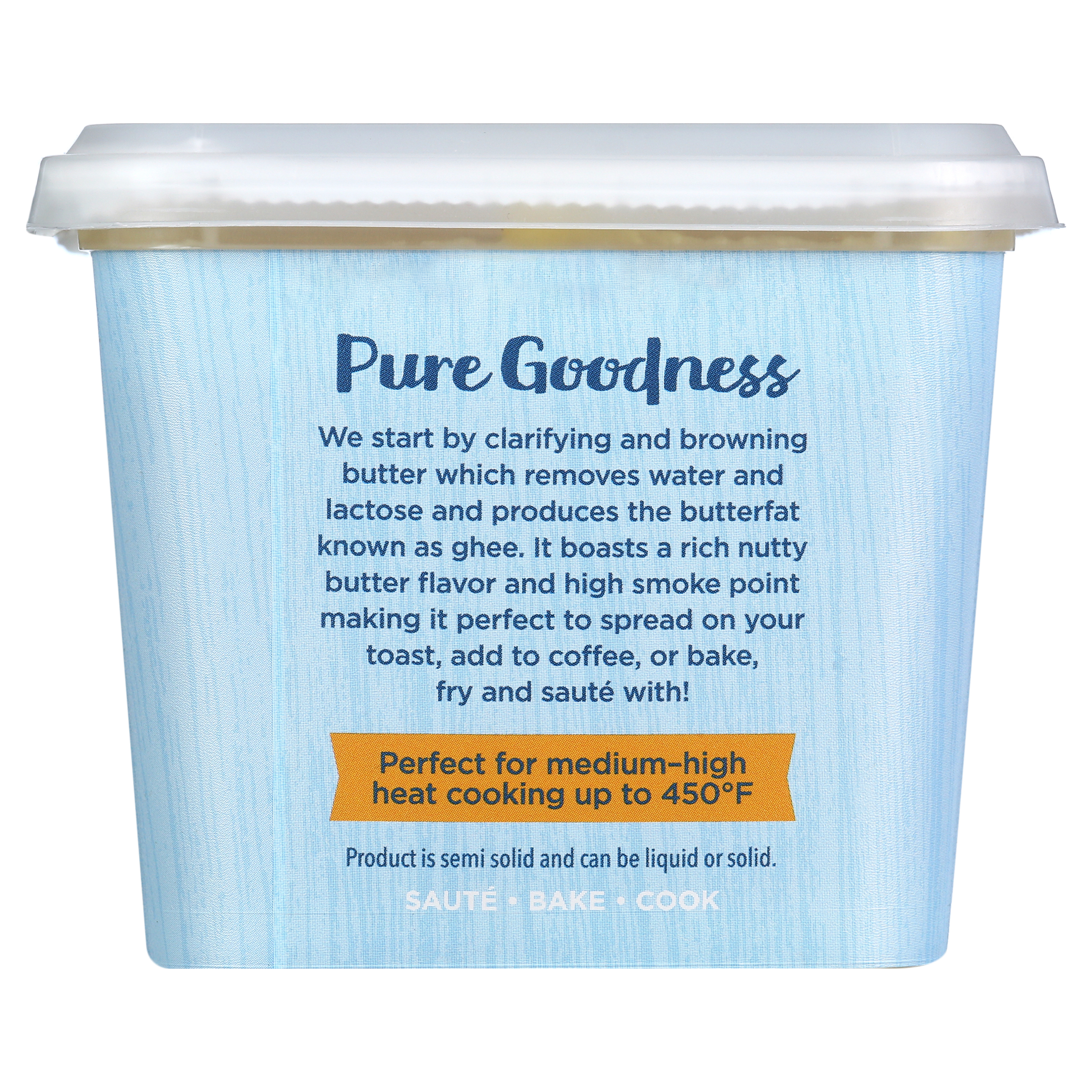 Carrington Farms Organic Ghee Clarified Butter Grass Fed Gluten Free, 12 oz thumbnail 3