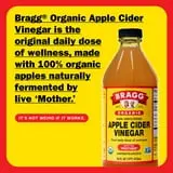 Bragg Organic Apple Cider Vinegar with the Mother, Raw and Unfiltered, 16 fl oz thumbnail 2