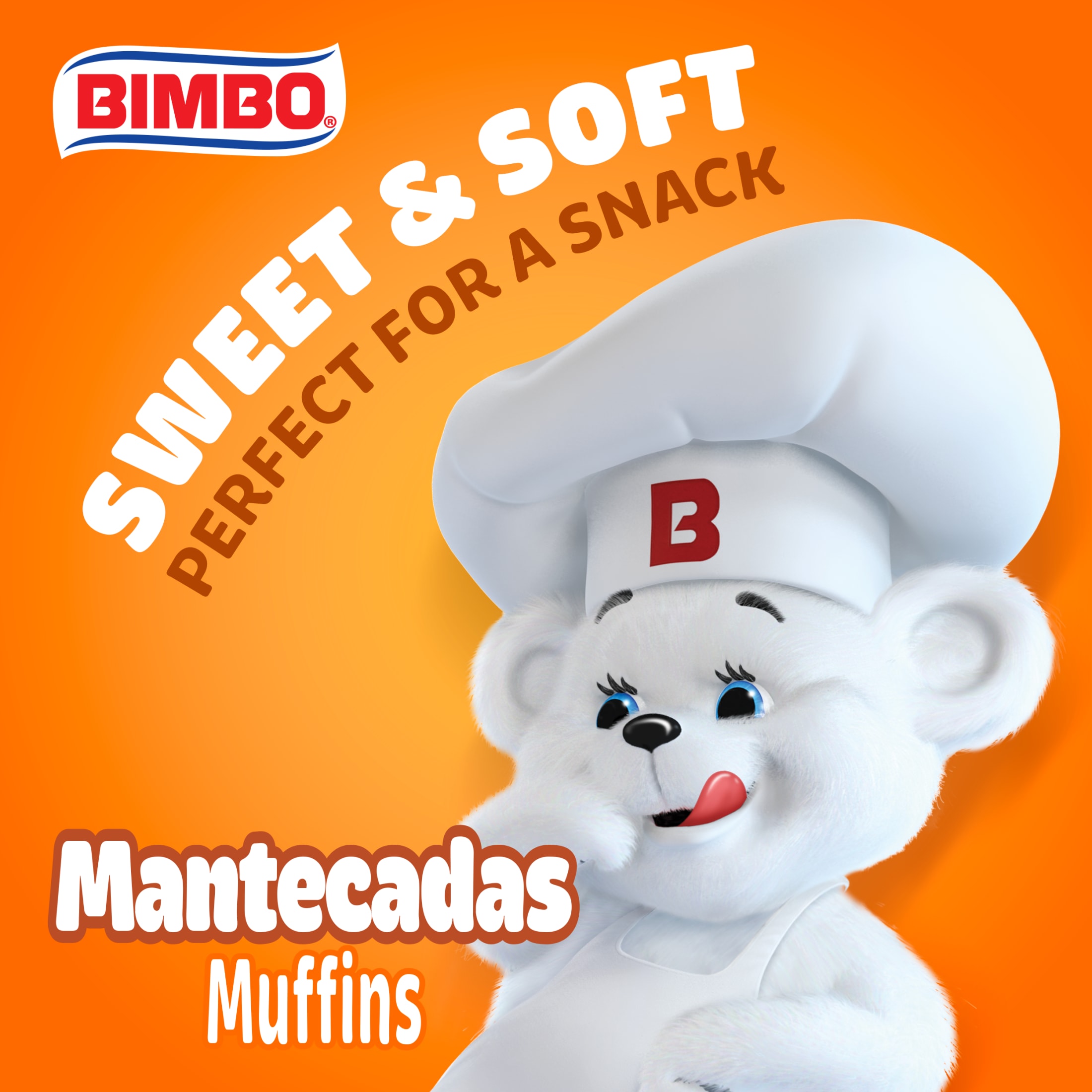Bimbo Mantecadas Vanilla Muffins, 3 count, Muffins, 11.10 oz Bag thumbnail 3