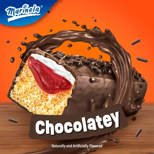 Marinela Gansito Chocolatey Filled Snack Cake, 8 packs, Strawberry, Chocolate and CrÃ¨me Snack Cakes, 14.08 oz Multipack thumbnail 4