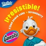 Marinela Gansito Strawberry Filled Snack Cake, 24 packs, Chocolate Flavored Covered Snack Cakes, 42.24 oz Multipack thumbnail 3