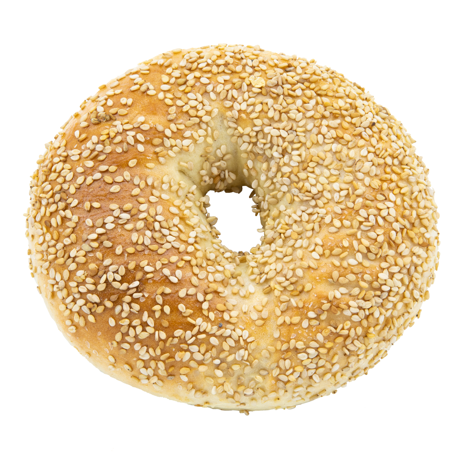 Just Bagels -  Sesame Bagels - 48 Count (8 six packs), 24oz Bag - Non-GMO - All Natural - NY Bagels thumbnail 2