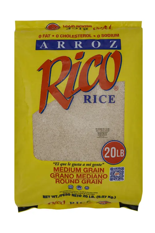 Rico Medium Grain Rice, 20 lbs thumbnail 3