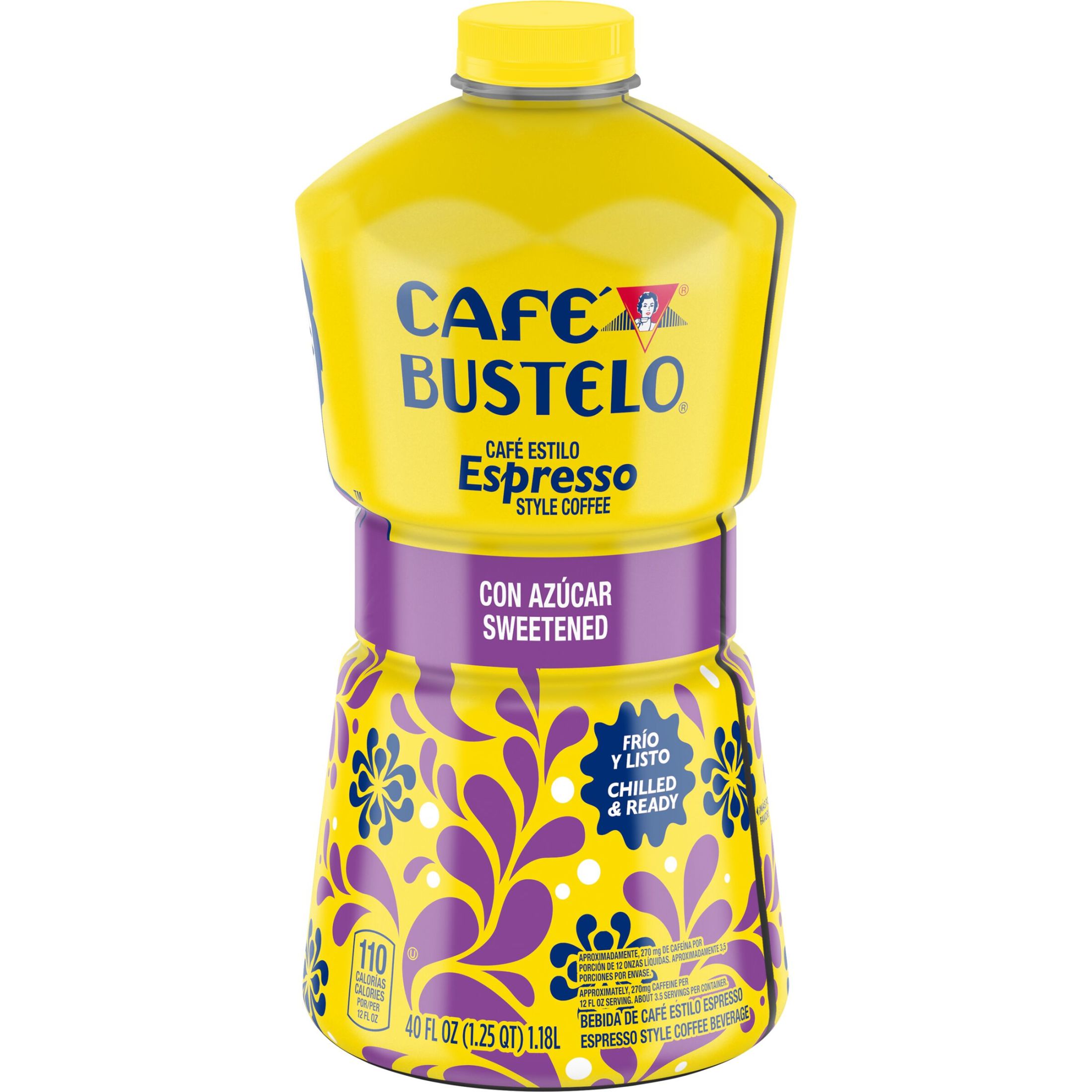 Cafe Bustelo Sweetened Iced Coffee, 40 oz Bottle