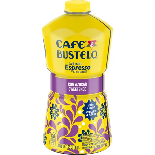 Cafe Bustelo Sweetened Iced Coffee, 40 oz Bottle