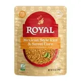 Royal Mexican-Style Ready-to-Heat Rice and Street Corn, 8.5 Oz