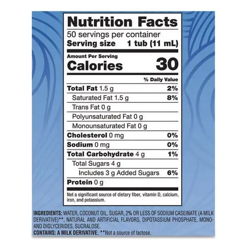 Liquid Coffee Creamer, Pumpkin Spice, 0.38 Oz Mini Cups, 50/box | Bundle of 2 Boxes thumbnail 3