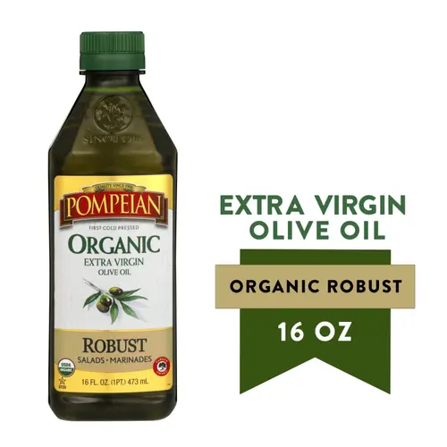 (6 pack) Pompeian Organic Robust Extra Virgin Olive Oil - 16 fl oz thumbnail 2