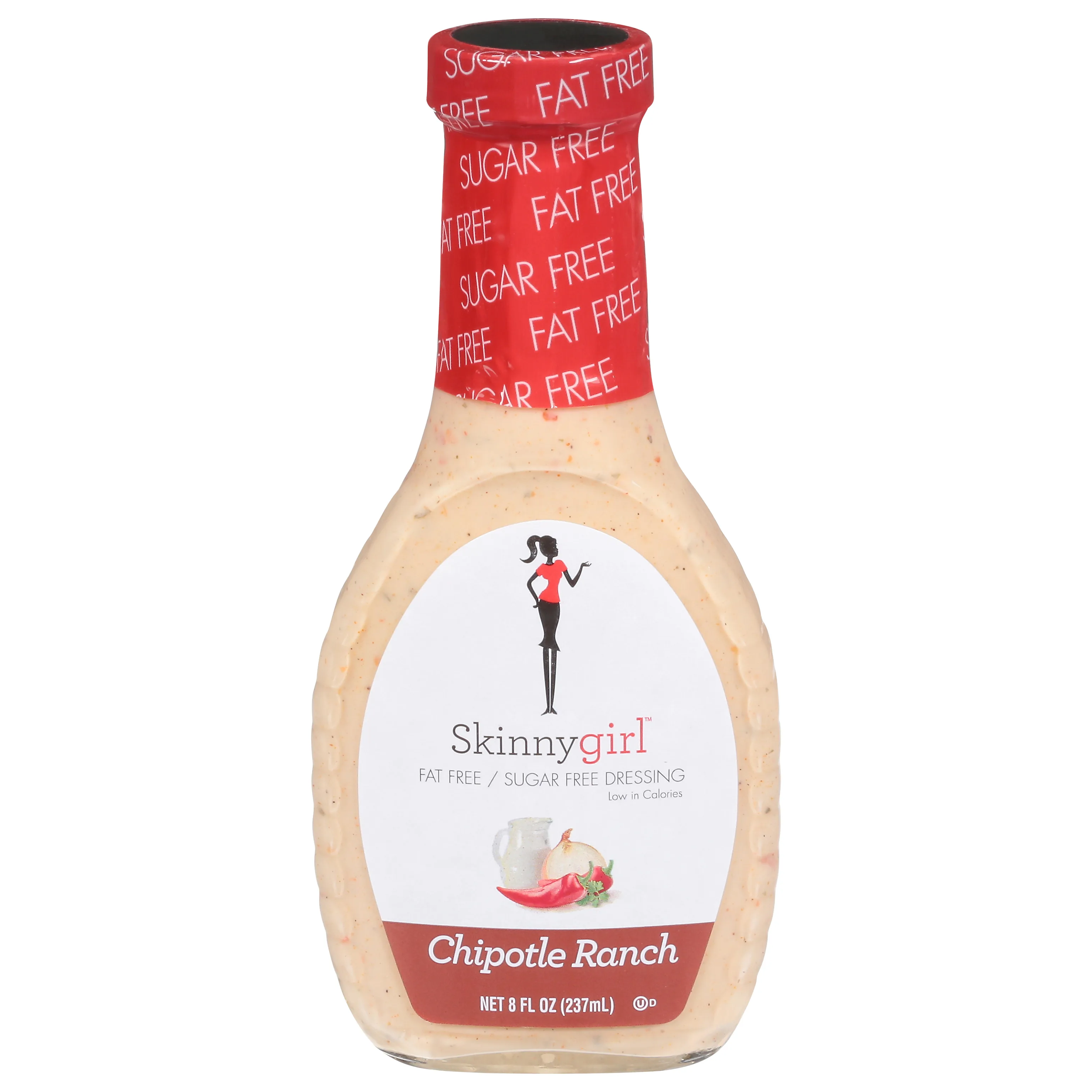 Skinnygirl, Fat-Free, Sugar-Free Chipotle Ranch Dressing, 8 fl oz