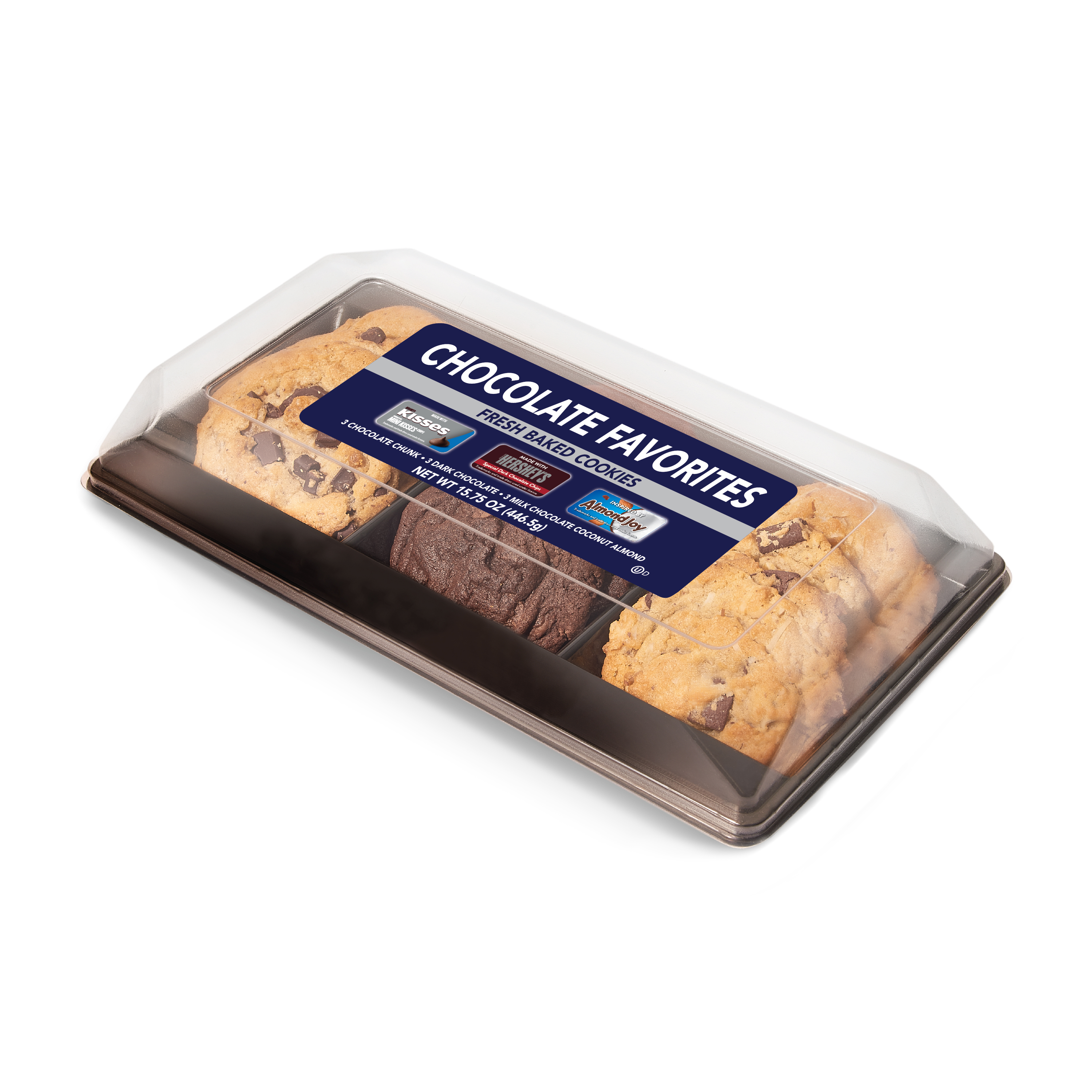 Hershey Assorted Bakery Cookies, 15.75oz, 9 Count, Ready to Eat, Baked thumbnail 3