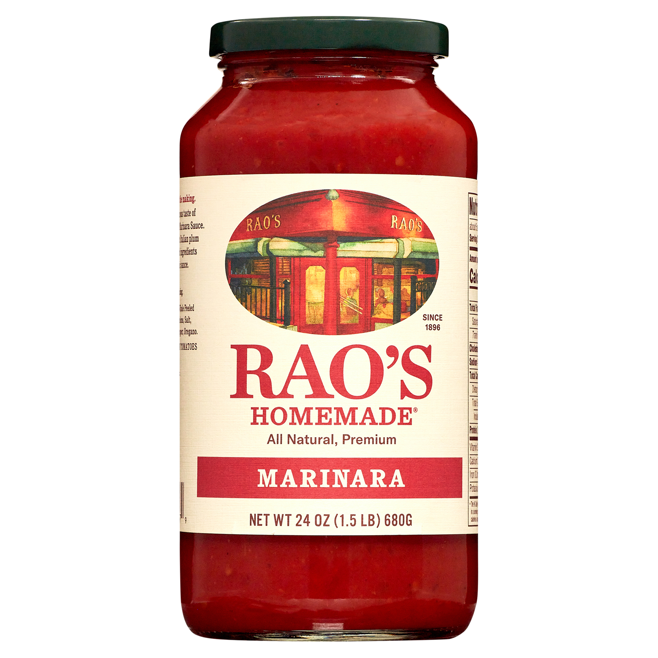 Rao's Homemade Marinara Sauce, Low Carb, All-Natural Spaghetti Sauce, 24 Oz