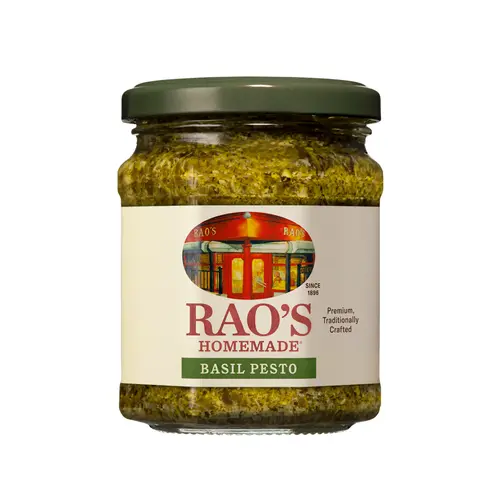 Rao's Homemade Basil Pesto, Traditional Italian Pesto Sauce for Pasta, Pizza and Lasagna, 6.7 Oz