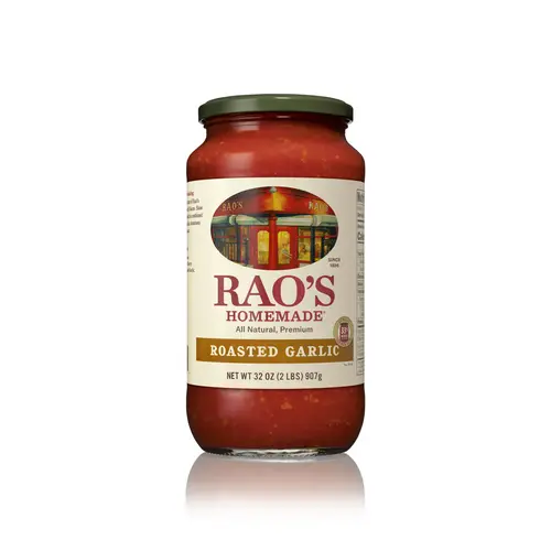 Rao's Homemade Roasted Garlic Pasta Sauce, Keto Friendly, Low Carb 32 oz
