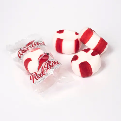 Red Bird Soft Peppermint Candy Puffs, Allergen-Free, 10 oz. Bag. thumbnail 2