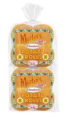 Martin's Potato Rolls 8 Sandwich Rolls (Pack of 2)