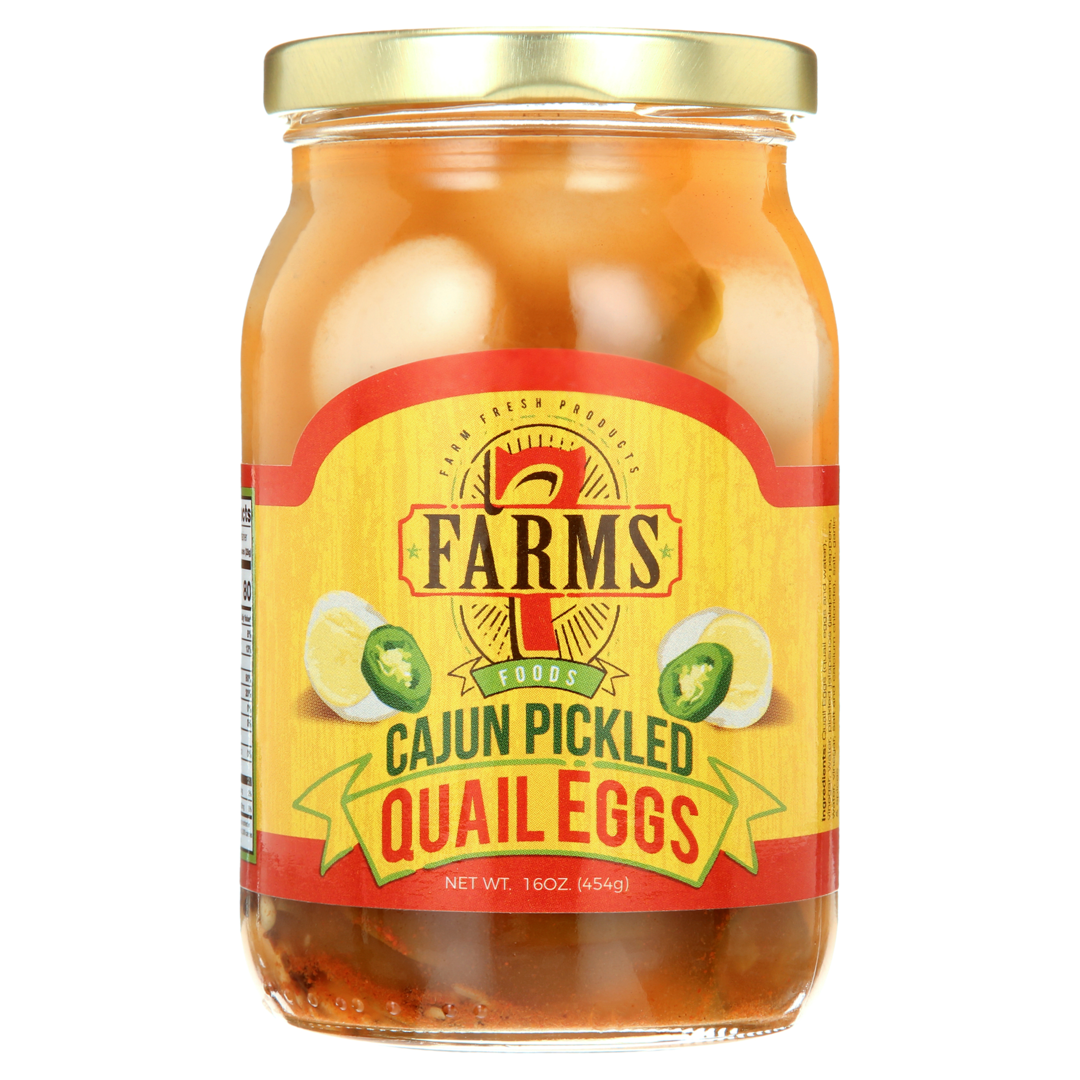 7 Farms Cajun Pickled Quail Eggs