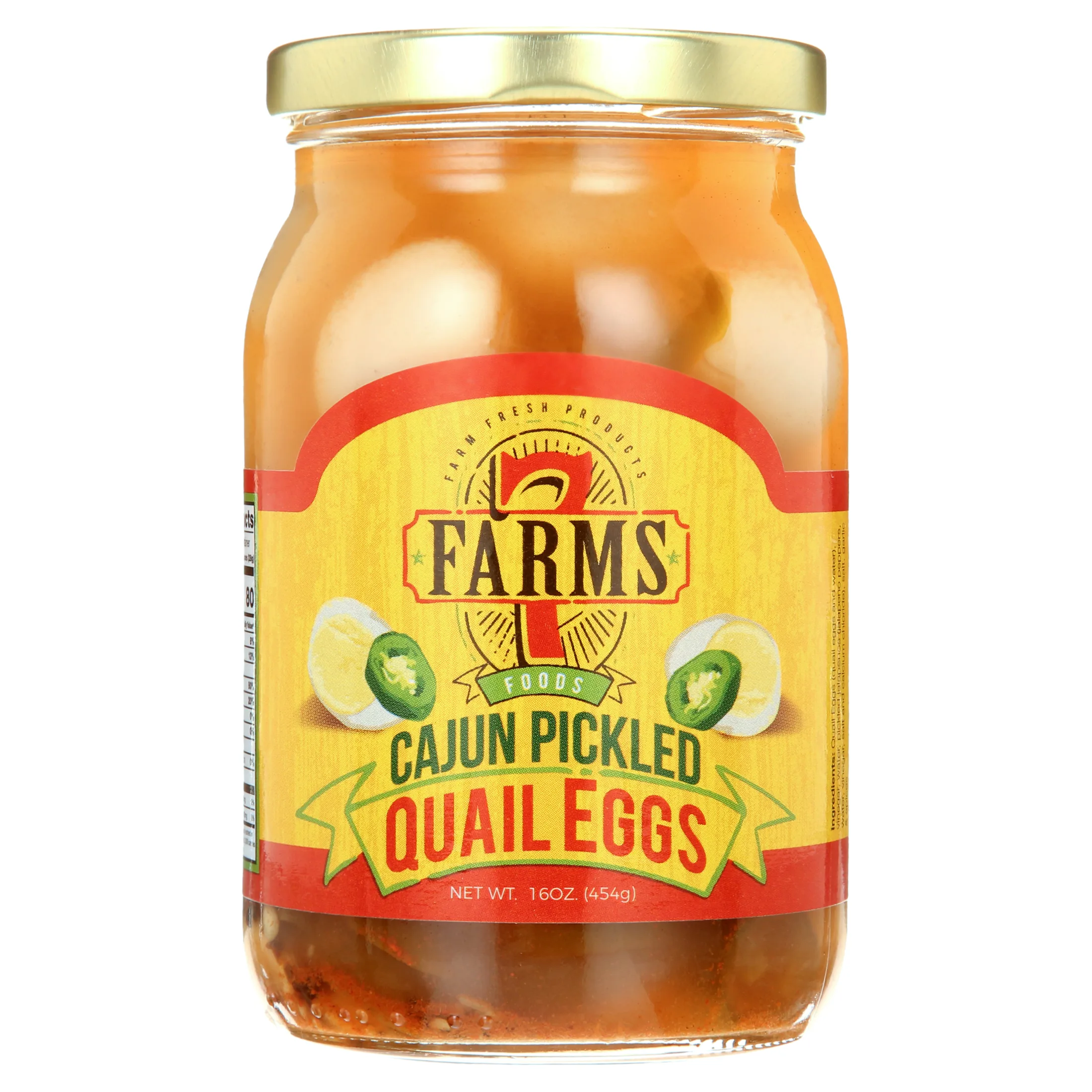 7 Farms Cajun Pickled Quail Eggs