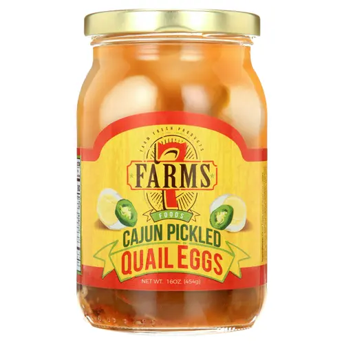 7 Farms Cajun Pickled Quail Eggs