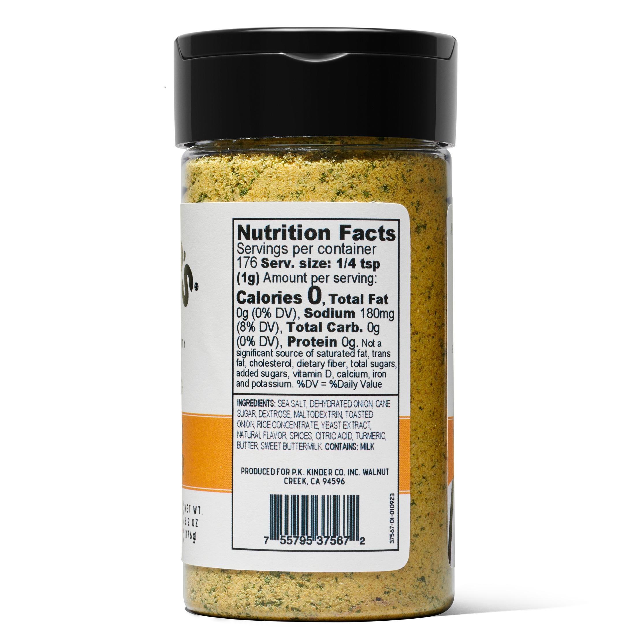 Kinder's Caramelized Onion Butter Seasoning, 6.2 oz thumbnail 2
