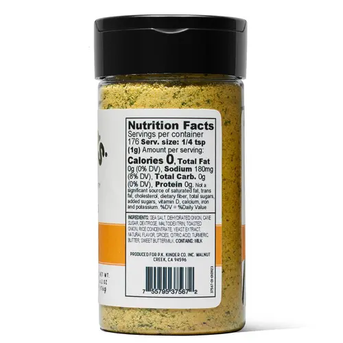 Kinder's Caramelized Onion Butter Seasoning, 6.2 oz thumbnail 2