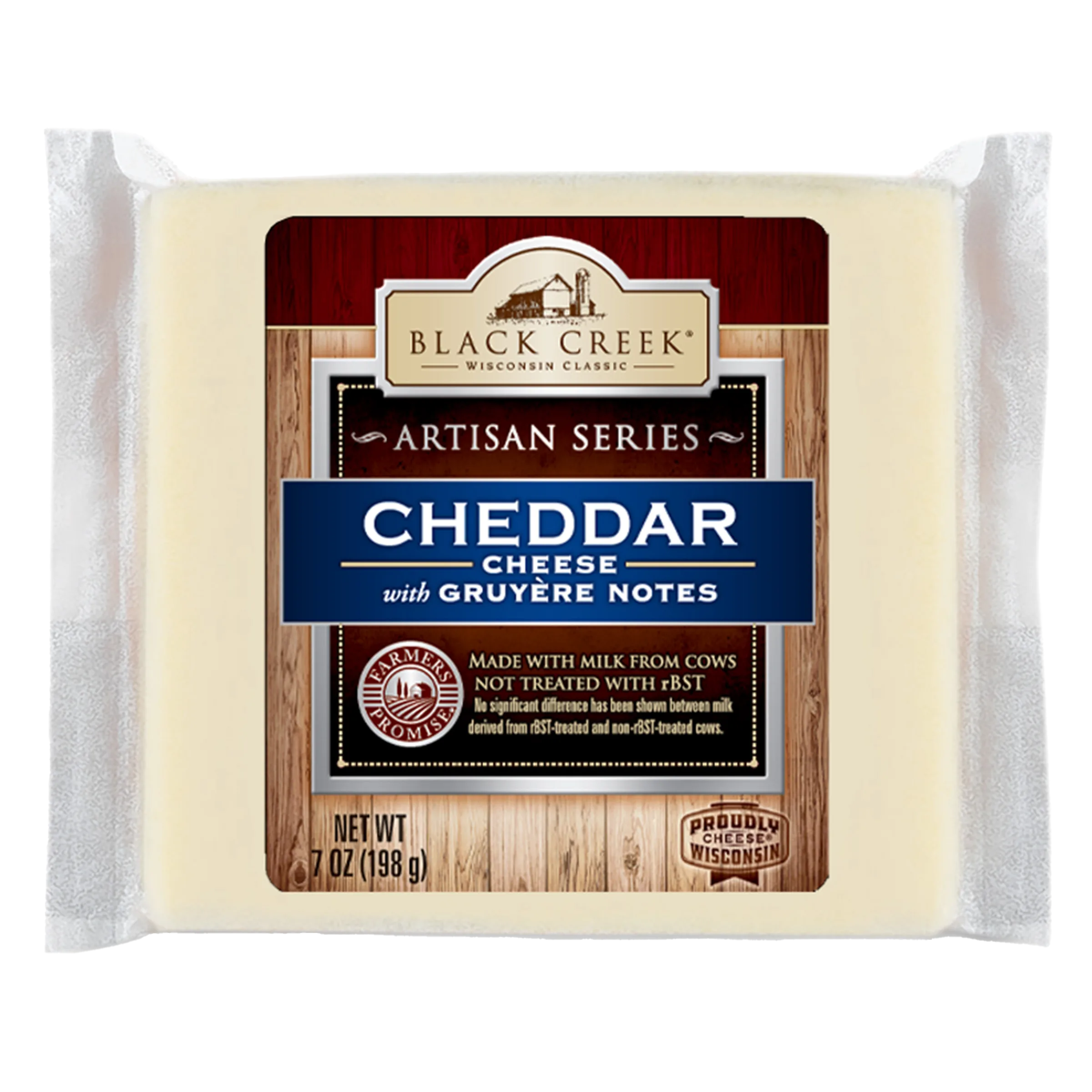 Black CreekÂ® Artisan Series Cheddar Cheese with Gruyere Notes, 7 oz Square