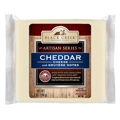 Black CreekÂ® Artisan Series Cheddar Cheese with Gruyere Notes, 7 oz Square