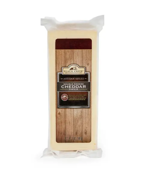 Black CreekÂ® Artisan Series Double Smoked Cheddar Cheese, 7 oz Bar