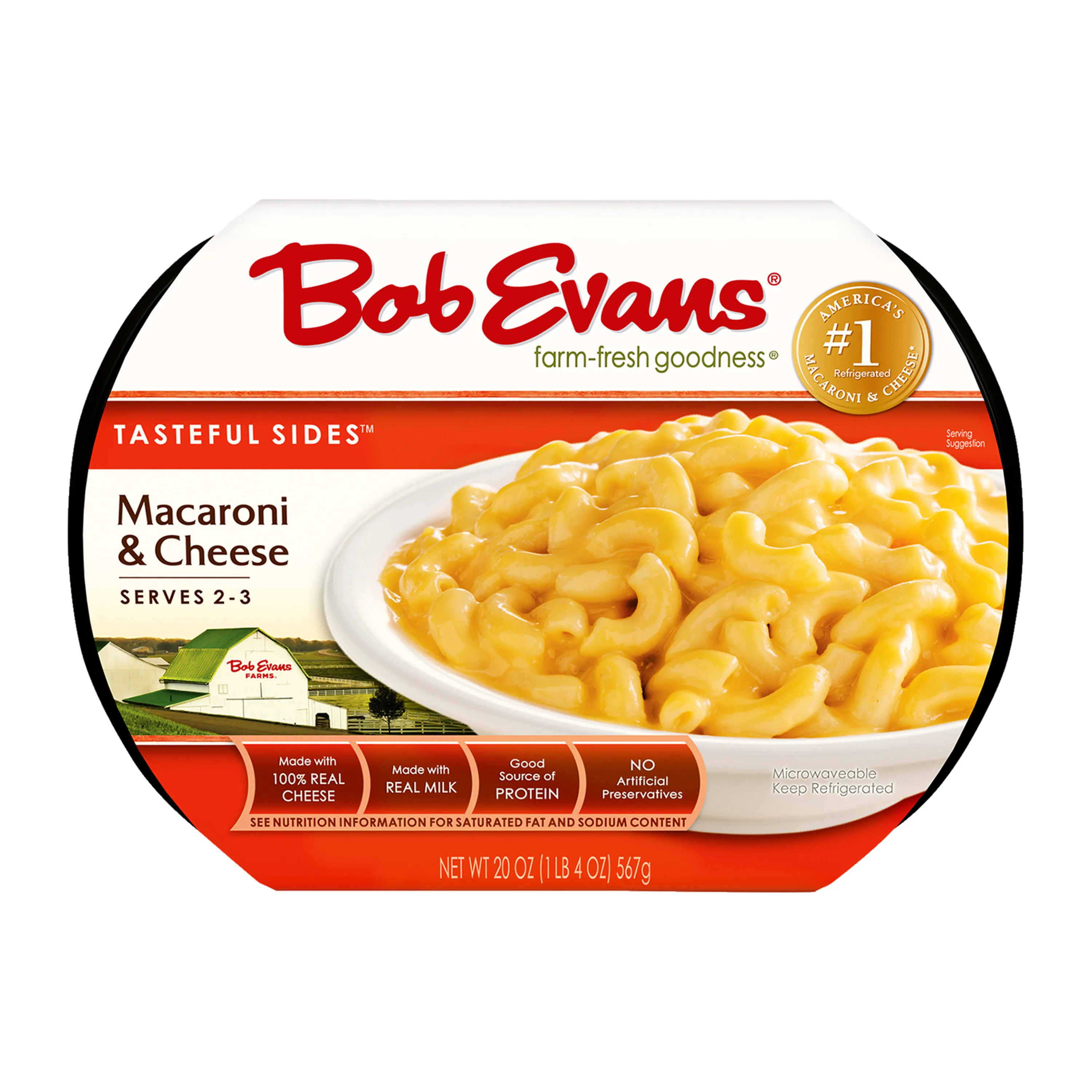 Bob Evans Macaroni & Cheese, 20 oz Tray
