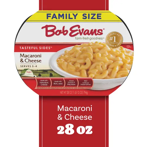 Bob Evans Family Size Macaroni & Cheese, 28 oz Tray thumbnail 2