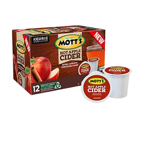 FSSTAM Hot Apple Cider Single Serve Cups Pod RecyclableNatural Flavored Individual Pods, Fall Autumn Thanksgiving Holiday Winter thumbnail 2