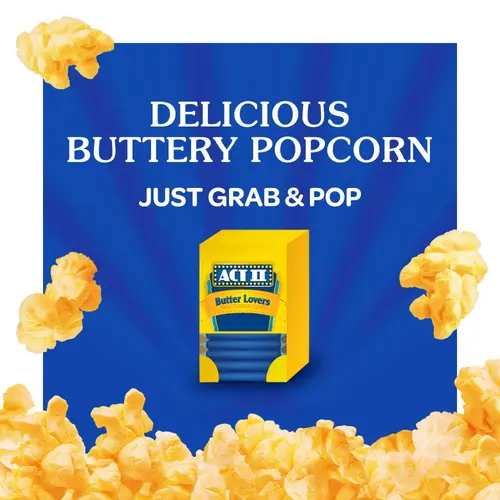 Act II Butter Lovers Microwave Popcorn, 2.75 oz, 18 Count thumbnail 3