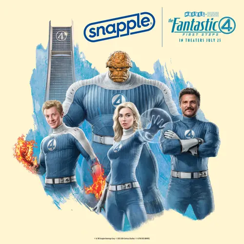 Snapple Apple Juice Drink, 64 fl oz bottle, The Fantastic Four: First Steps Limited Edition thumbnail 3